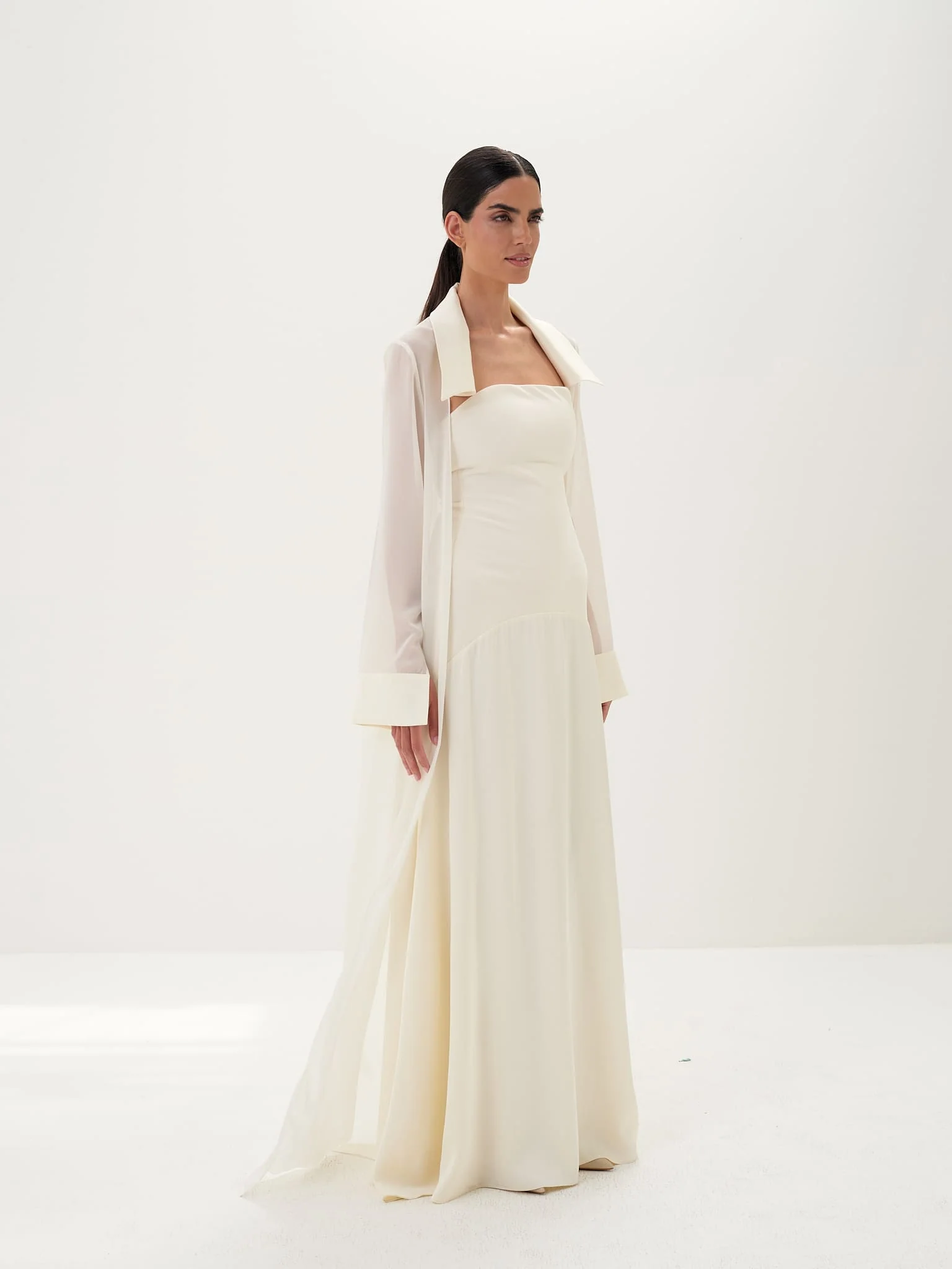 Amira Jacket & Dress Set in Naia™ Satin - Image 3