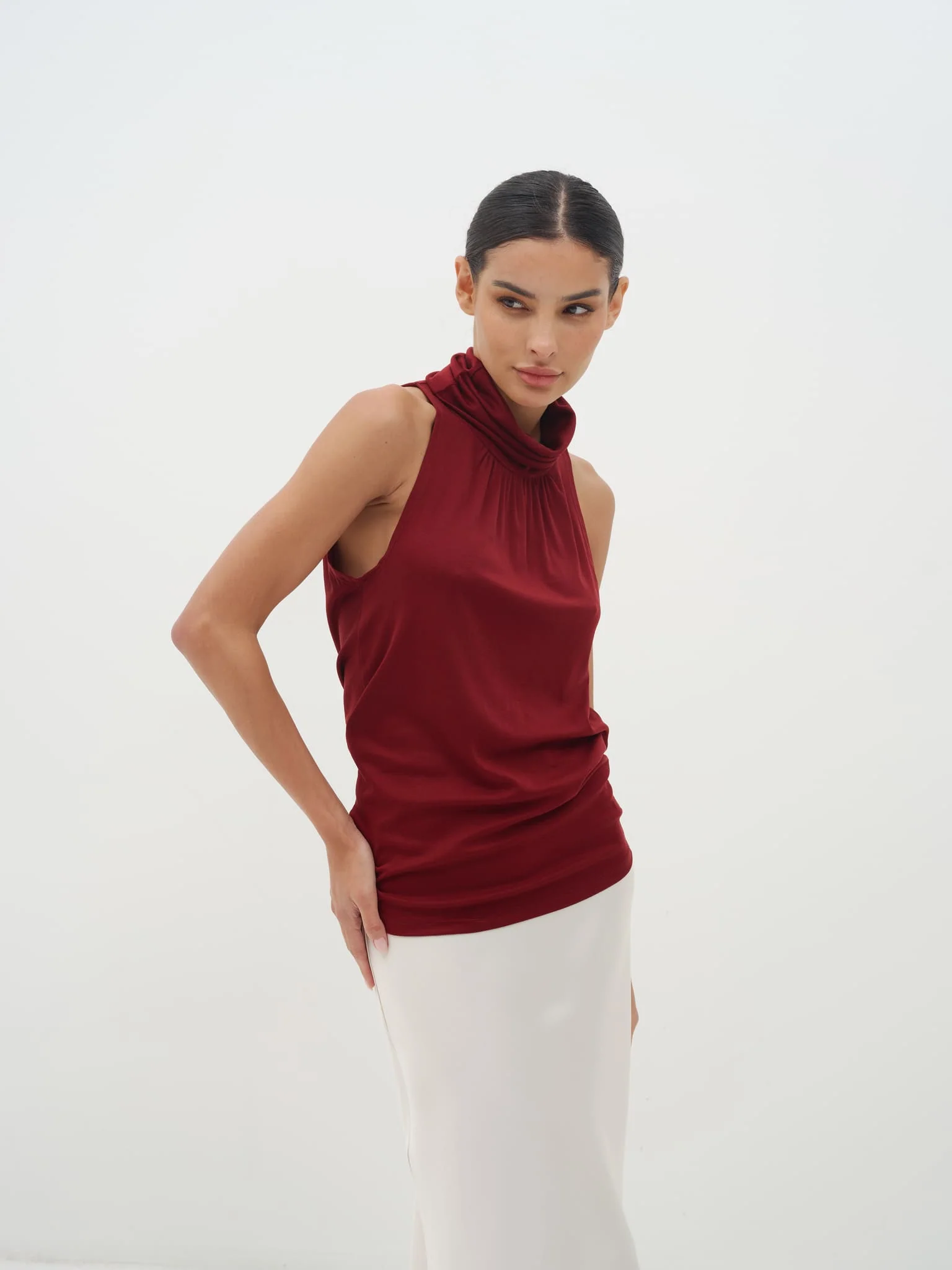 Arla Open-Back Halter Top - Image 9