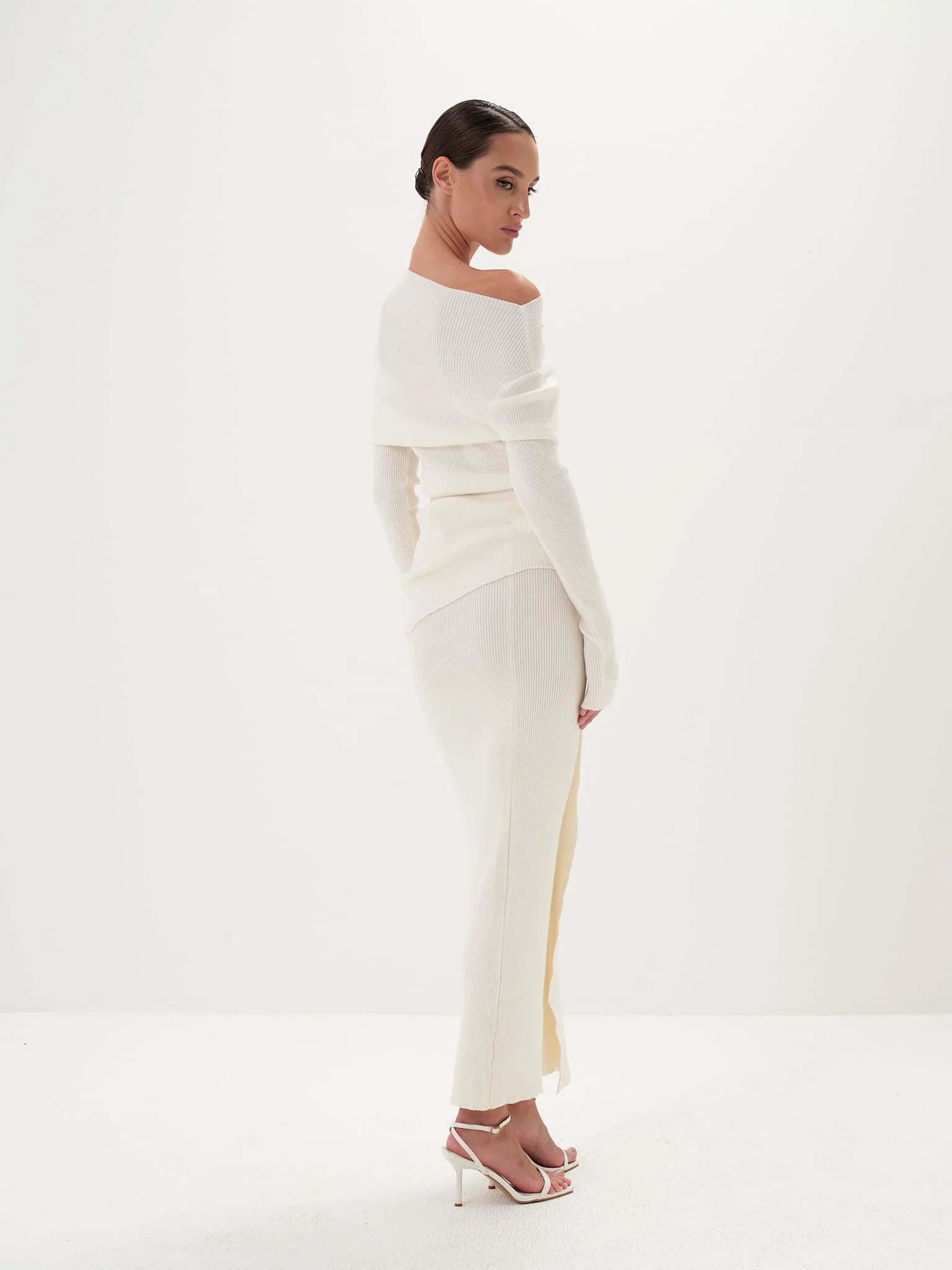 Avani Top & Skirt Set in Modal Knit - Image 3
