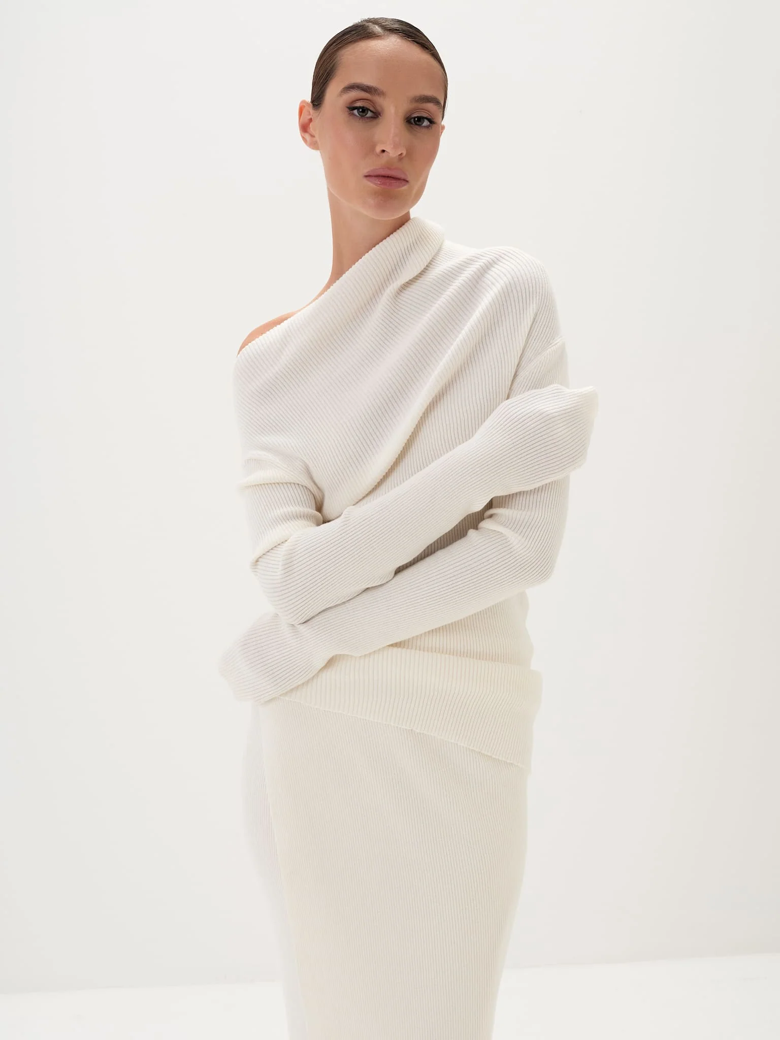 Avani Top & Skirt Set in Modal Knit - Image 5