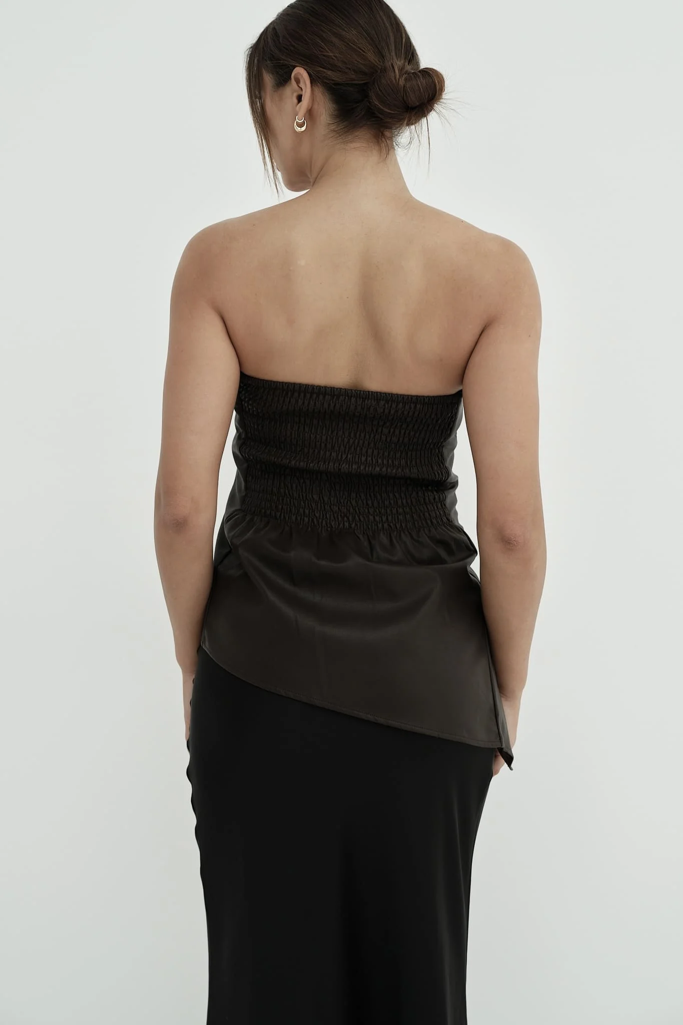 Ellie Strapless Leather Top - Image 10