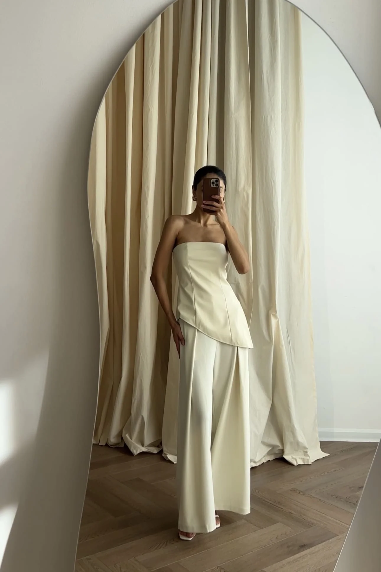 Ellie Strapless Leather Top - Image 12