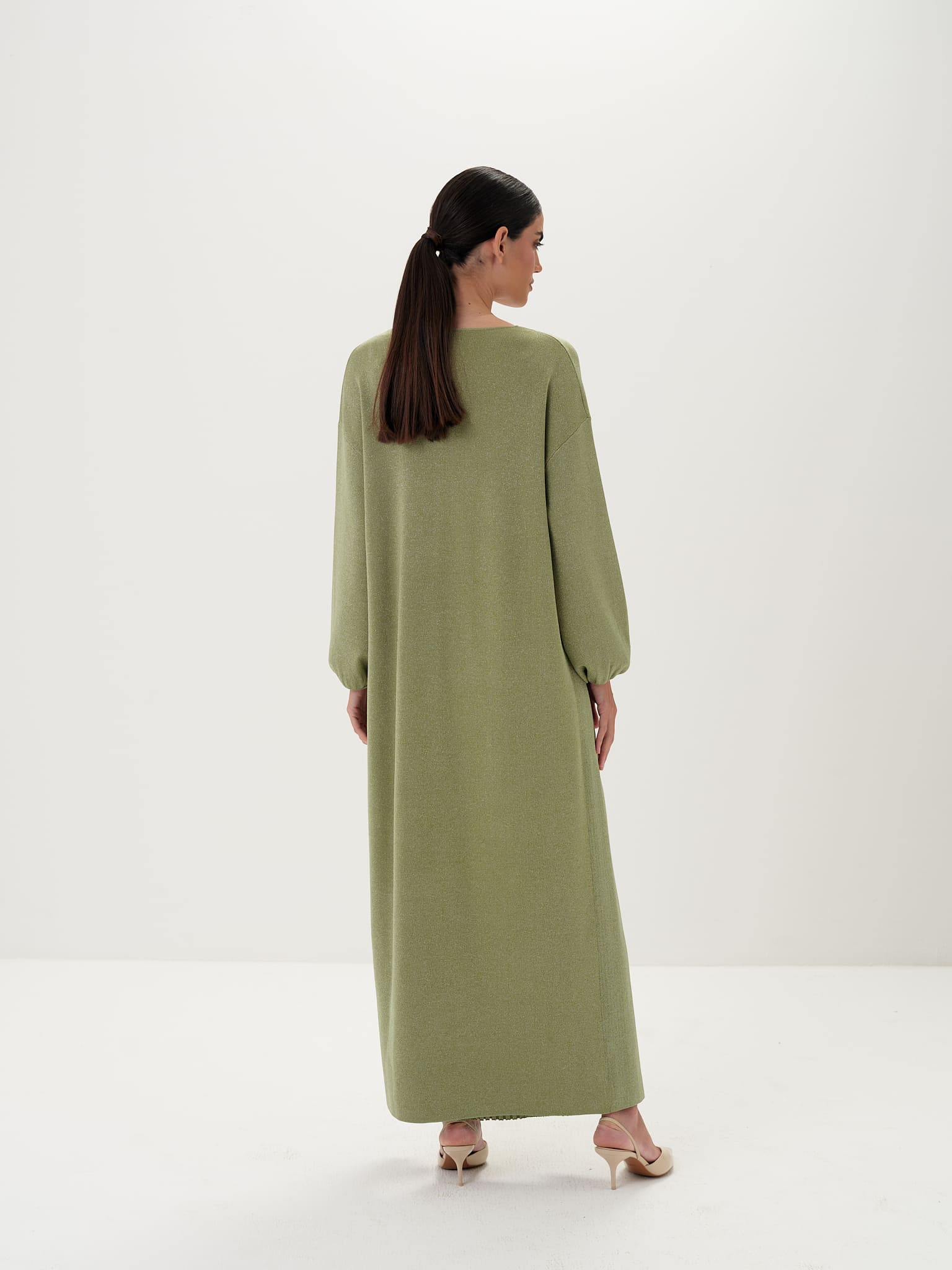 Liana Maxi Dress & Jacket Set in Viscose Knit - Image 10
