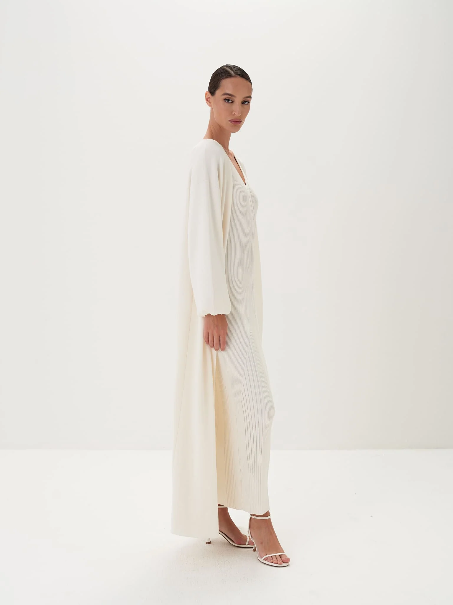 Liana Maxi Dress & Jacket Set in Viscose Knit - Image 4