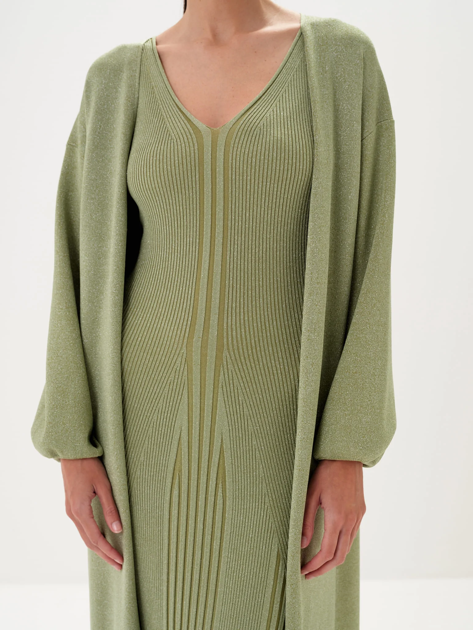 Liana Maxi Dress & Jacket Set in Viscose Knit - Image 7