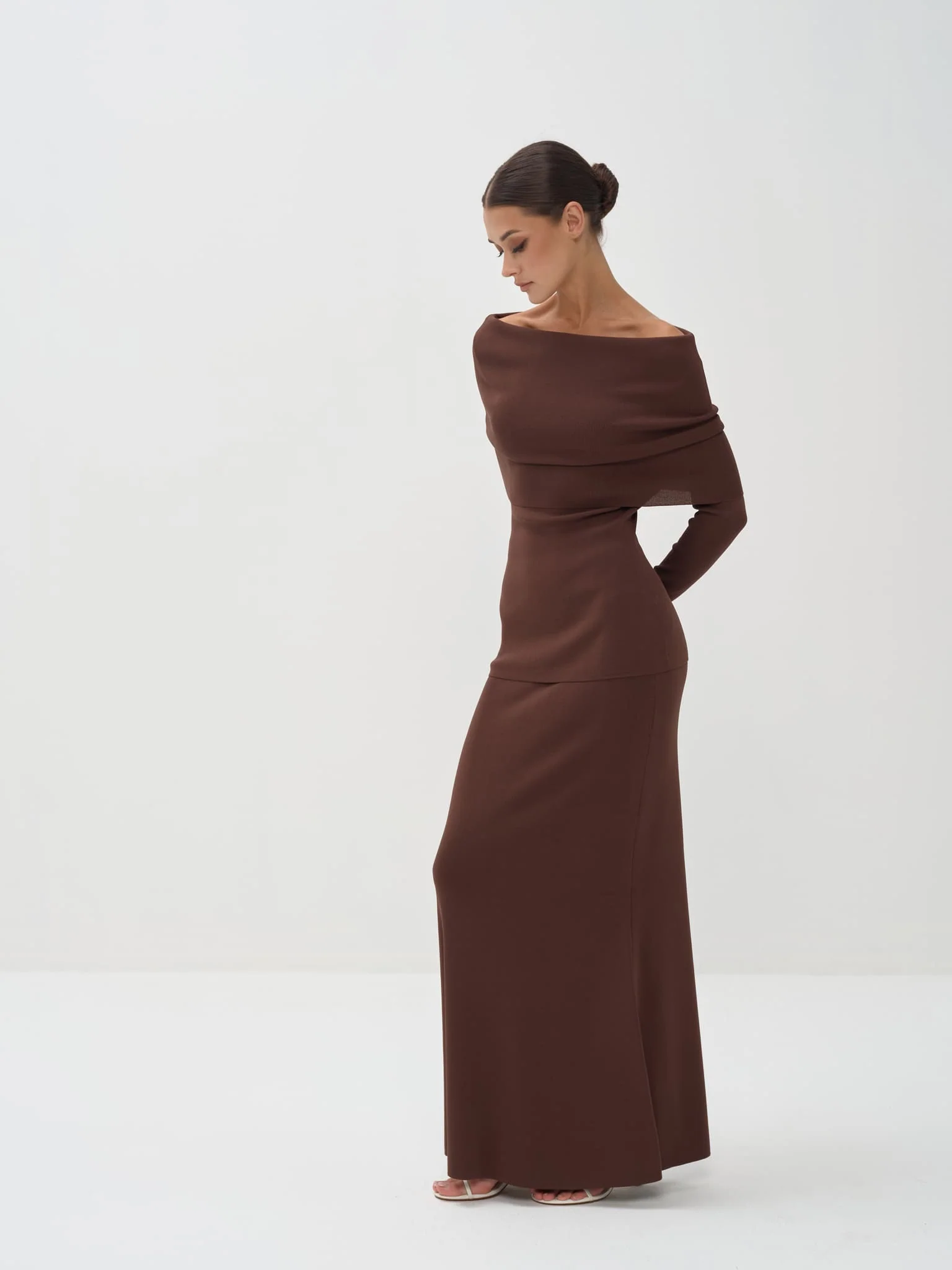 Madeline Knit Top & Maxi Skirt Set in Viscose Knit - Image 9