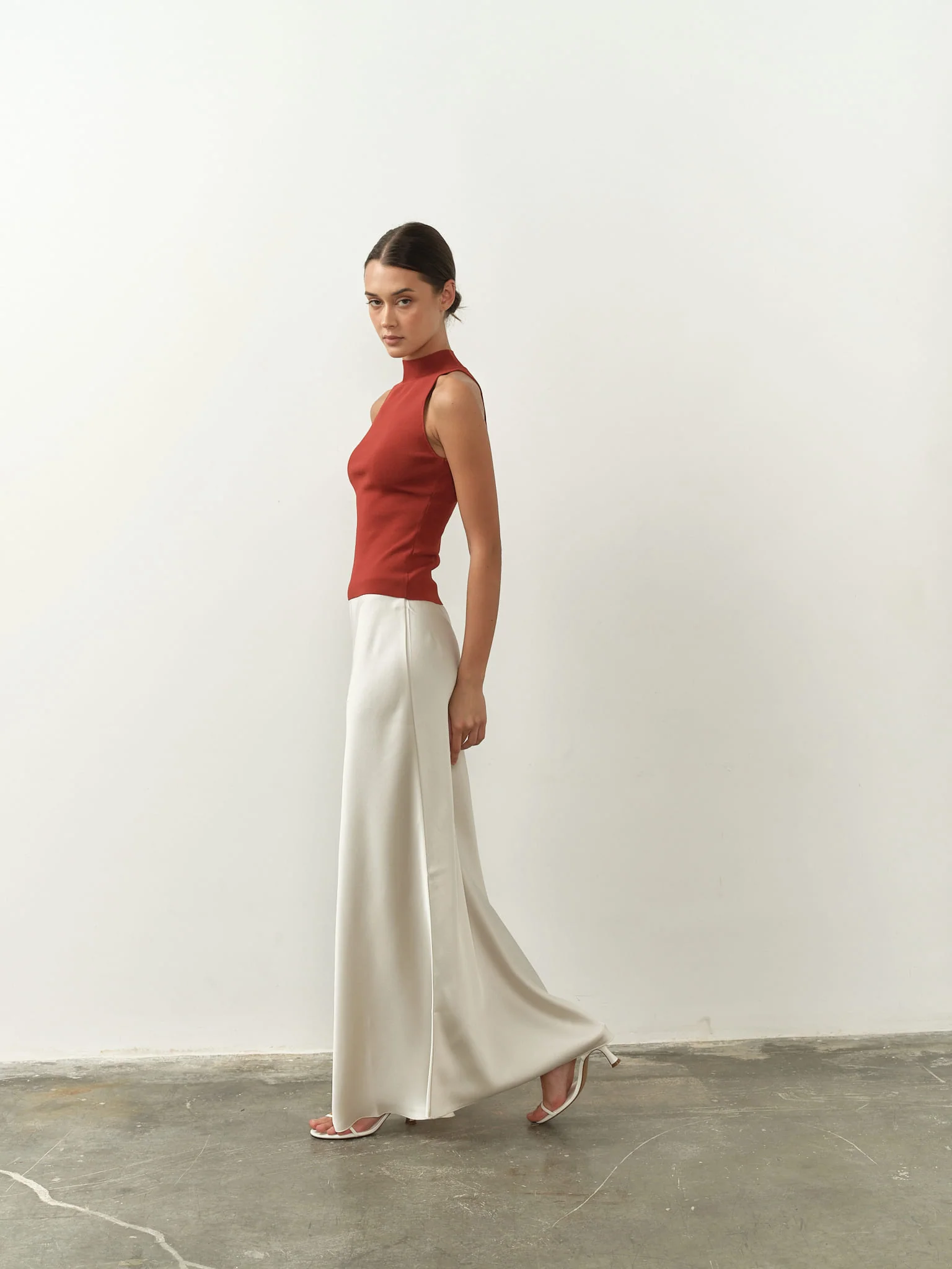 Maia High Neck Sleeveless Top - Image 10