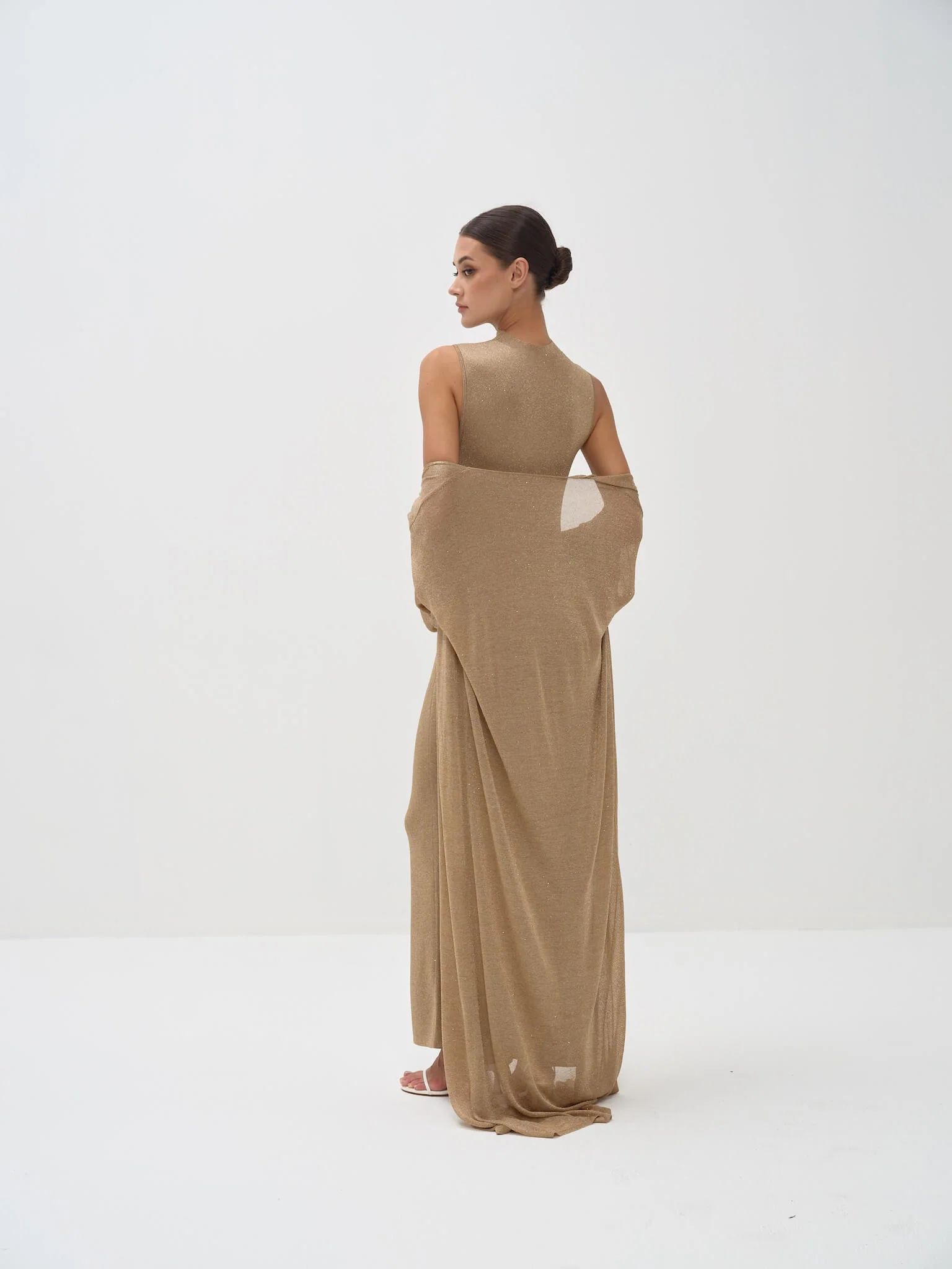 Sevin Dress Set in Viscose Knit with Lurex - Image 4