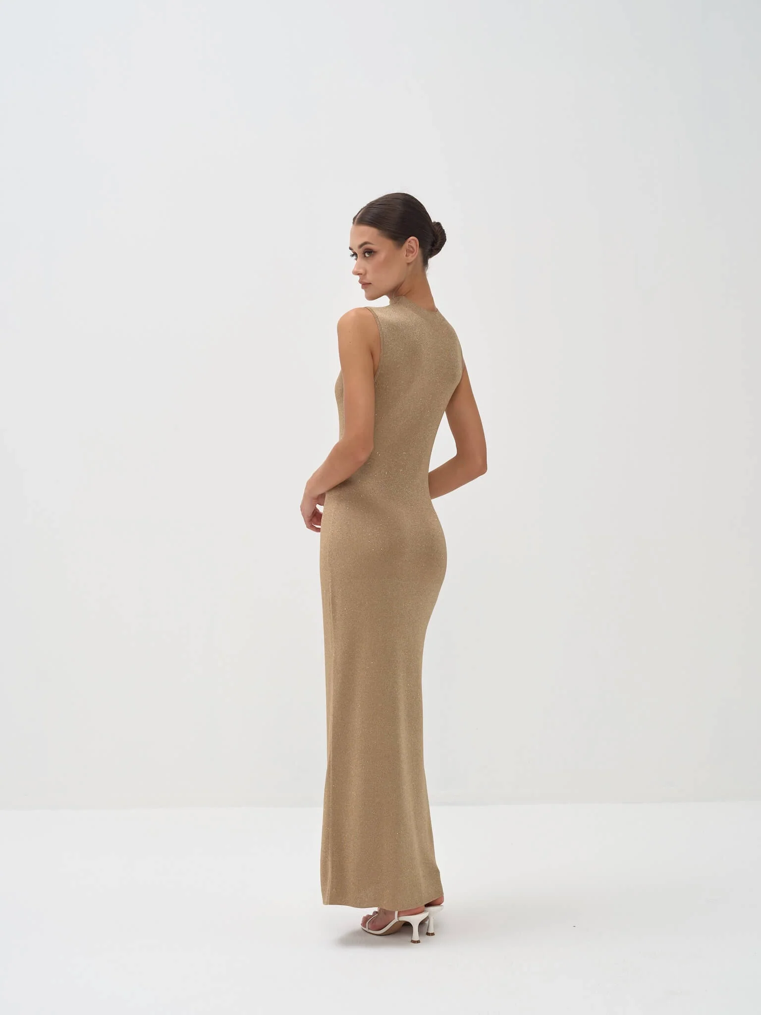 Sevin Dress Set in Viscose Knit with Lurex - Image 8