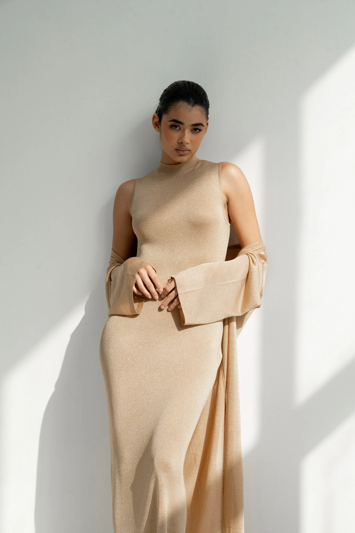 Sevin Dress Set in Viscose Knit with Lurex - Image 9